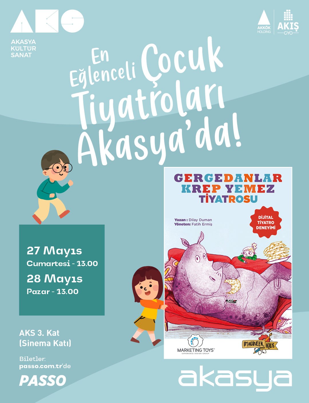 Gergedanlar Krep Yemez // <b>27-28 Mayıs // 13.00</b>