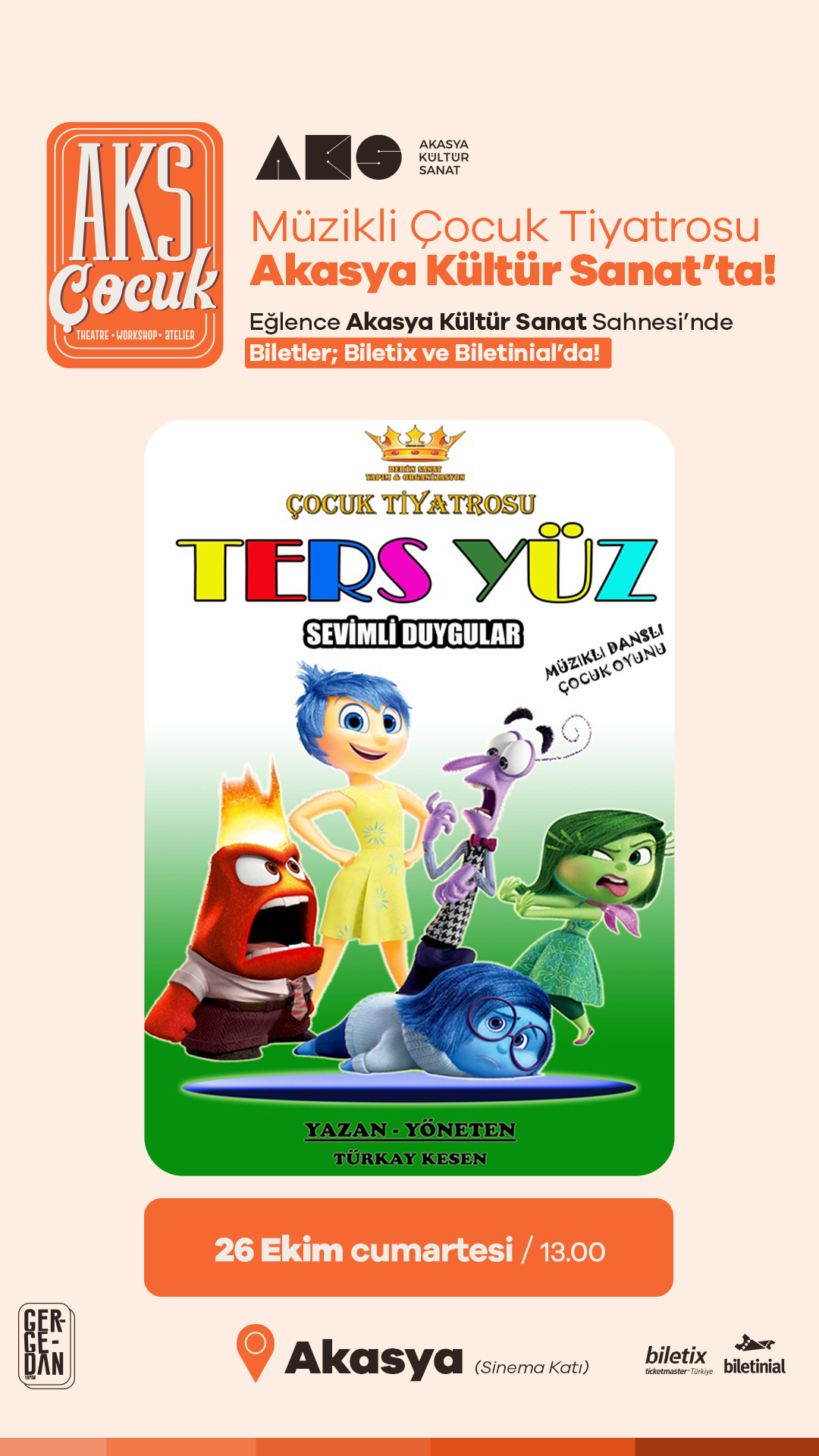 Ters Yüz // <b>26 Ekim Cumartesi // 13.00</b>