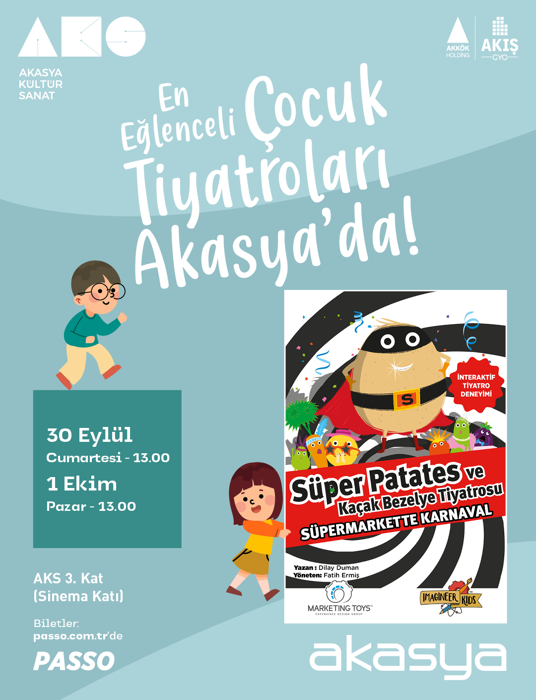 Süper Patates ve Kaçak Bezelye: Süpermarkette Karnaval  // <b>30 Eylül - 1 Ekim // 13.00</b>